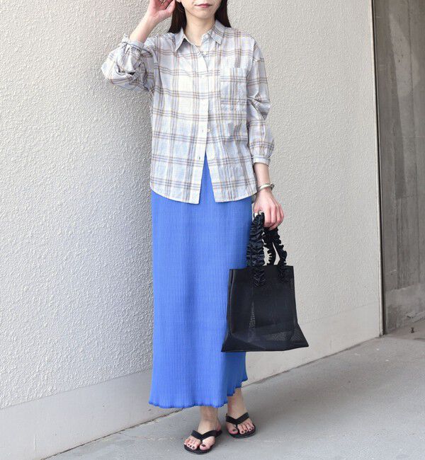 SHIPS Colors 「SHIPS Colors:〈手洗い可能・UVケア〉テレコ タイトスカート」|タイト|