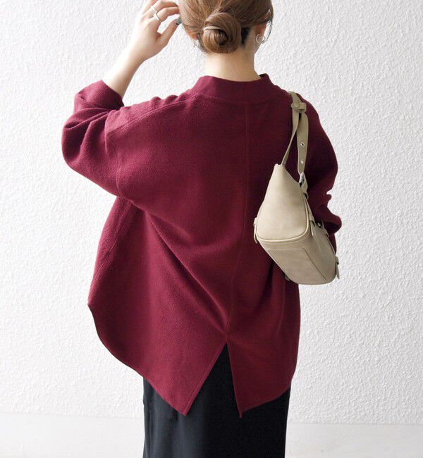 SHIPS any「SHIPS any:〈洗濯機可能〉フリース ライク ハーフジップ ポケット プルオーバー」|Tシャツ・カットソー|