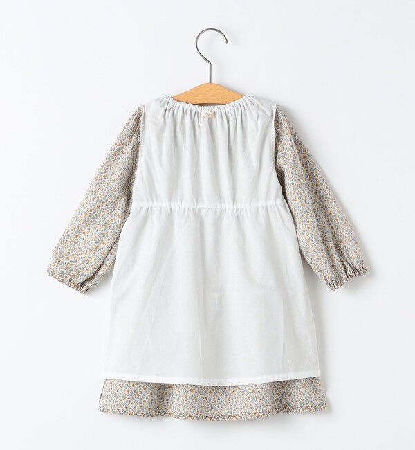 SHIPS KIDS「SHIPS KIDS:80～90cm / フラワー ティアード ワンピース」|ワンピース|