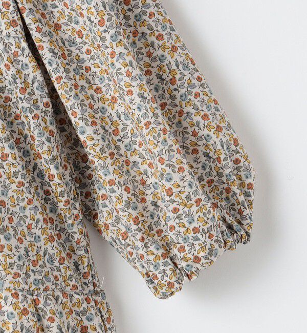 SHIPS KIDS「SHIPS KIDS:80～90cm / フラワー ティアード ワンピース」|ワンピース|