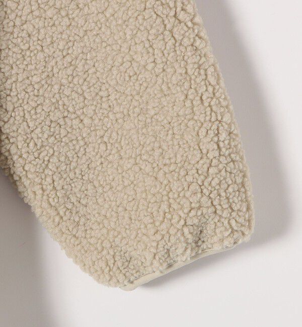 SHIPS any「SHIPS any:〈洗濯機可能〉ボア フリース 2WAY フーディー ブルゾン」|ブルゾン・スタジャン|