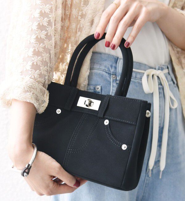 SHIPS for women「【WEB限定】2WAY ひねり 金具 ポケット バッグ」|ハンドバッグ|