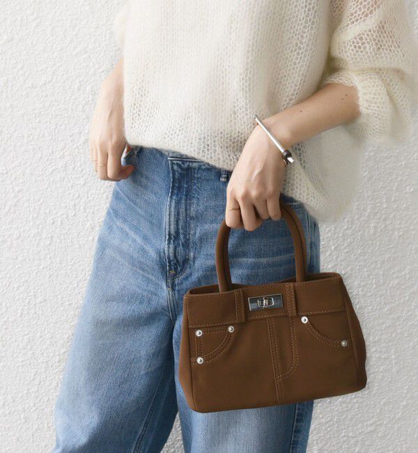 SHIPS for women「【WEB限定】2WAY ひねり 金具 ポケット バッグ」|ハンドバッグ|