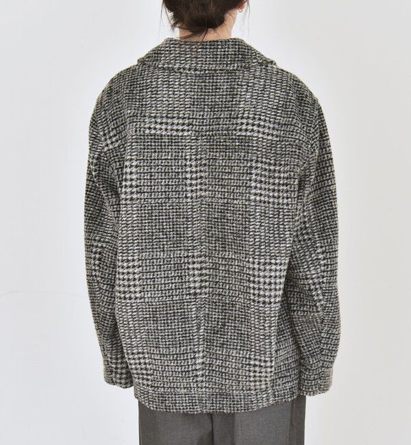 quaranciel「quaranciel: ボンディング チェック ライダース コート」|その他|