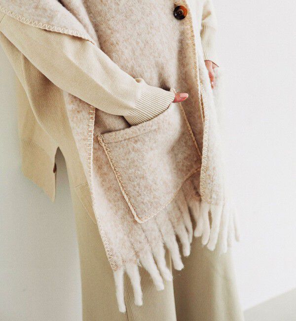 quaranciel「quaranciel: マルチ ウェイ ポケット ストール 25FW」|ストール|