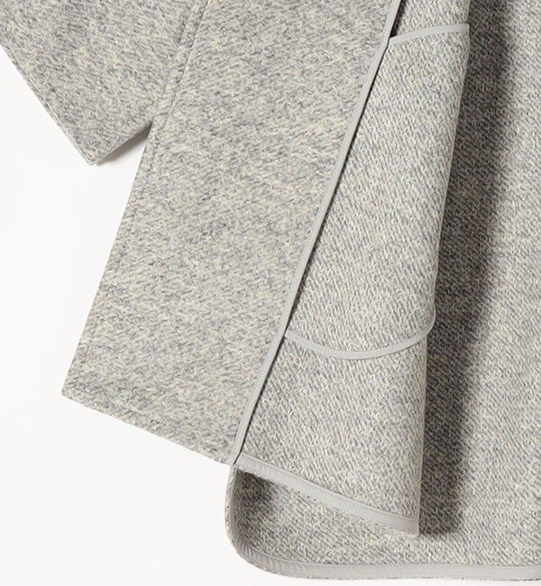 quaranciel「quaranciel: スライバー ウール ミックス クルーネック コート」|ノーカラーコート|