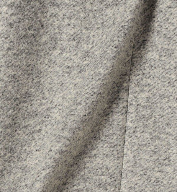 quaranciel「quaranciel: スライバー ウール ミックス クルーネック コート」|ノーカラーコート|