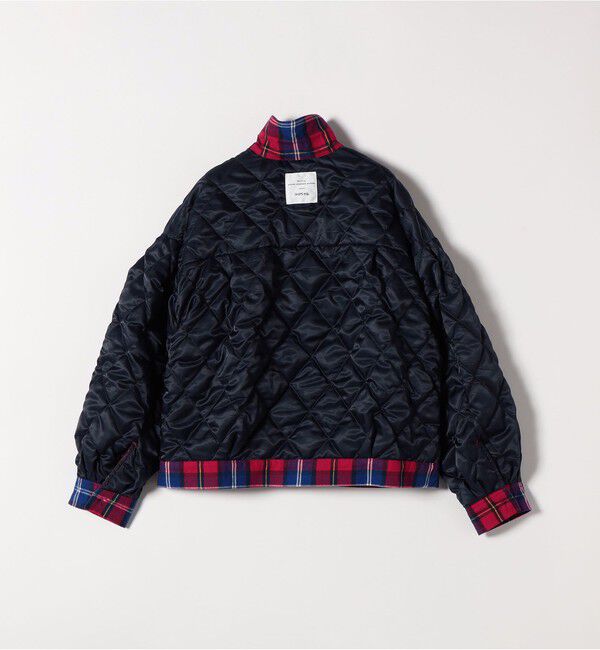 SHIPS any「SHIPS any:〈手洗い可能〉タータン チェック キルティング シャツ ジャケット」|ブルゾン・スタジャン|
