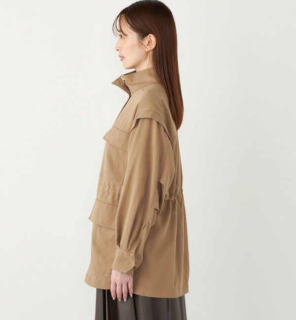 SHIPS Colors 「SHIPS Colors:〈手洗い可能〉パッチポケット ミリタリー ブルゾン」|ブルゾン・スタジャン|