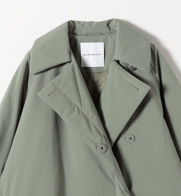 quaranciel「quaranciel:〈撥水加工〉中綿 テーラード ミドル Wボタン ジャケット コート」|その他|