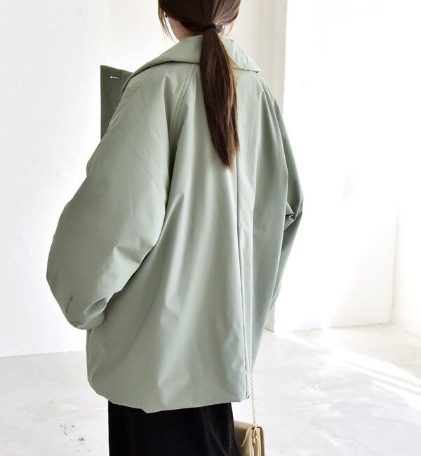 quaranciel「quaranciel:〈撥水加工〉中綿 テーラード ミドル Wボタン ジャケット コート」|その他|