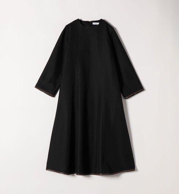 SHIPS any「SHIPS any: ヘリンボーン パイピング フレア ワンピース」|ワンピース|