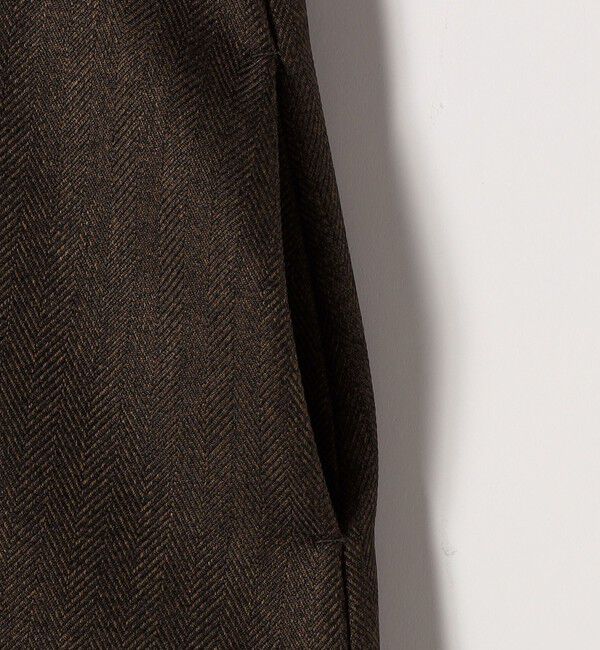 SHIPS any「SHIPS any: ヘリンボーン パイピング フレア ワンピース」|ワンピース|