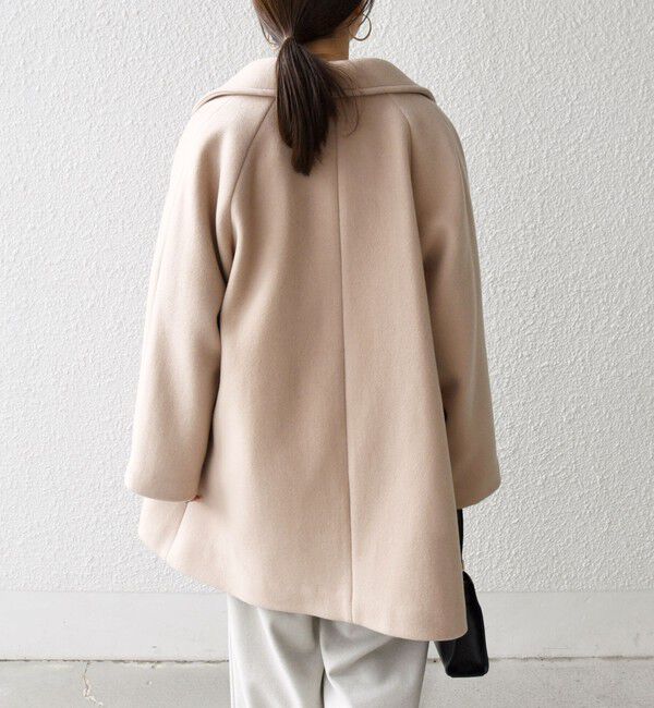SHIPS any「【WEB限定】SHIPS any: PURE WOOL スタンド & テーラード ハーフ コート」|その他|