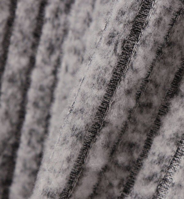 quaranciel「《予約》quaranciel:〈手洗い可能〉ポリエステル ベロア スキッパー ニット &  Iライン スカート」|ワンピース|