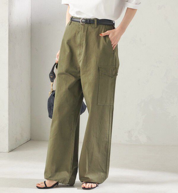 SHIPS for women「【SHIPS別注】GUNG HO:〈洗濯機可能〉パラシュート パンツ」|カーゴ|