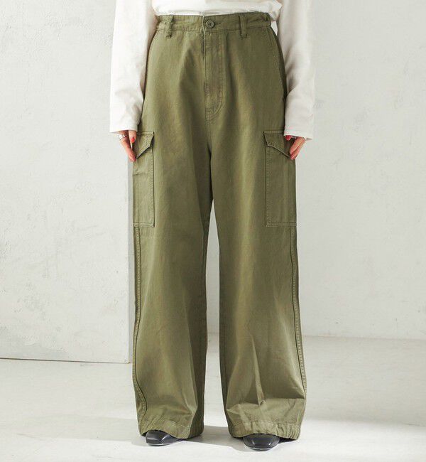 SHIPS for women「【SHIPS別注】GUNG HO:〈洗濯機可能〉パラシュート パンツ」|カーゴ|