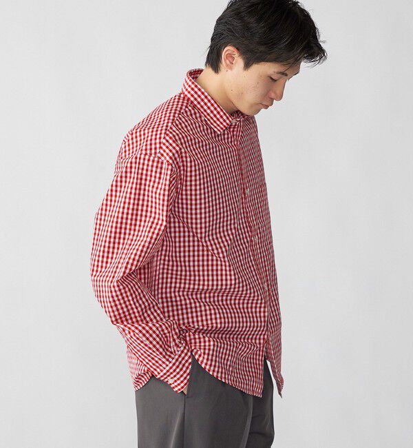 SHIPS「City Ambient Products: ブロード ストライプ チェック シャツ」|シャツ・ブラウス|