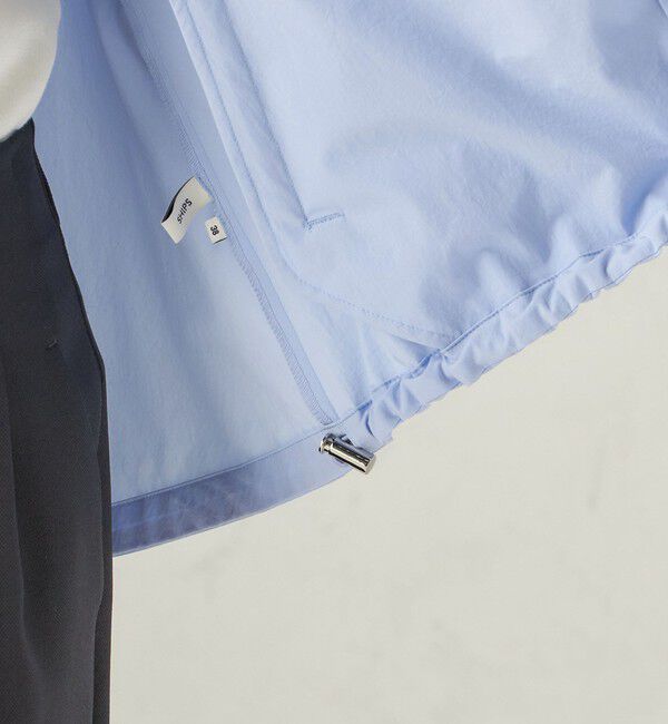 SHIPS for women「〈接触冷感 / 撥水加工〉TEXBRID(R) タフタ ギャザー 羽織 ブルゾン」|ブルゾン・スタジャン|