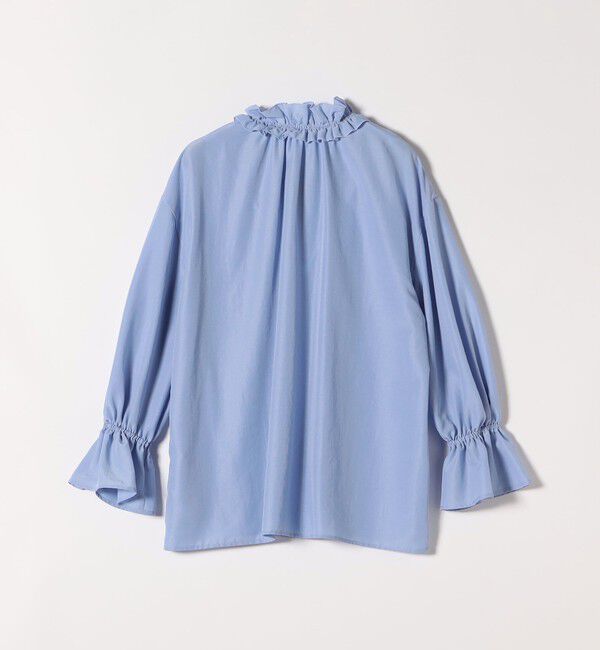 quaranciel「quaranciel:〈洗濯機可能〉フリルカラー リボン ギャザースリーブ ブラウス」|シャツ・ブラウス|