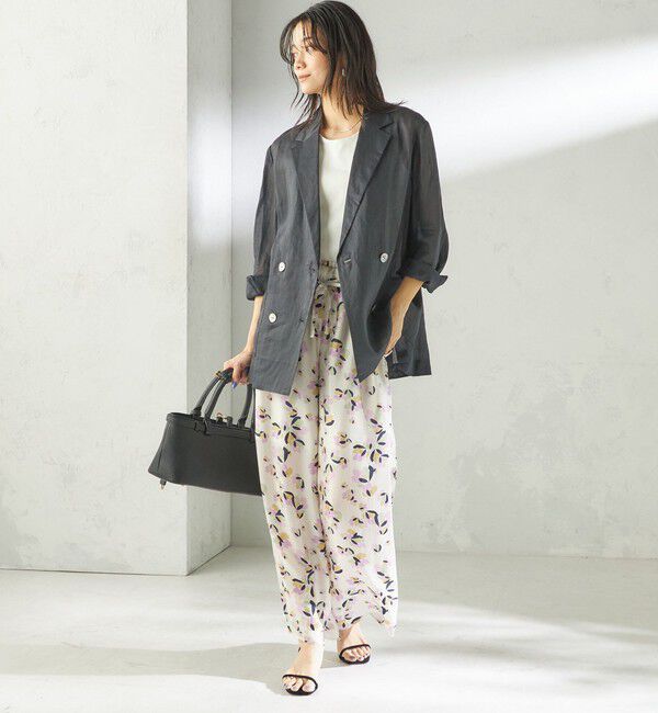 SHIPS for women「《一部予約》〈手洗い可能〉ラミー 4 ジャケット 26SS」|テーラードジャケット|