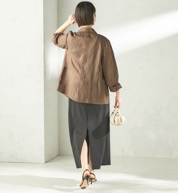 SHIPS for women「《一部予約》〈手洗い可能〉ラミー 4 ジャケット 26SS」|テーラードジャケット|