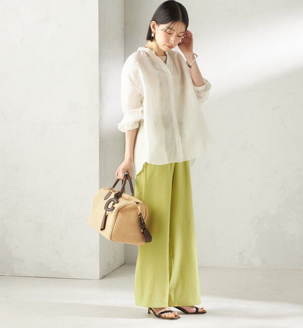 SHIPS for women「《追加予約》【WEB限定】George Cinq:イニシャル チャーム（ブラウン）」|チャーム・キーホルダー|