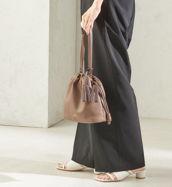 SHIPS for women「《追加予約》【WEB限定】George Cinq:イニシャル チャーム（ブラウン）」|チャーム・キーホルダー|