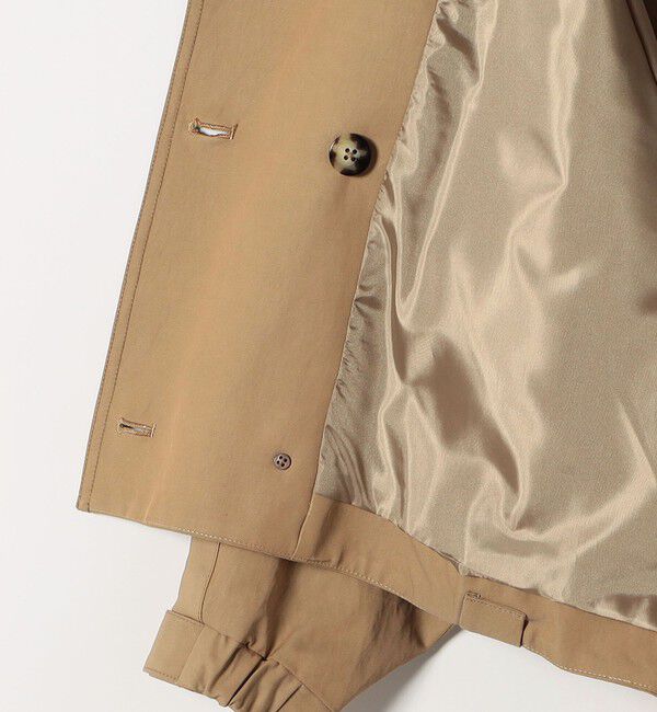 quaranciel「《一部追加予約》quaranciel: ドルマンスリーブ ショート トレンチ コート」|トレンチコート|