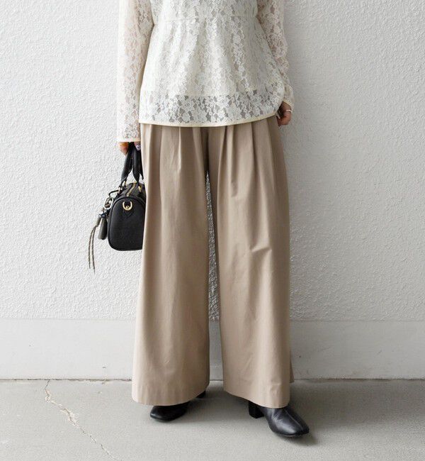 SHIPS any「SHIPS any:〈洗濯機可能〉タイプライター イージー ワイド パンツ」|その他|