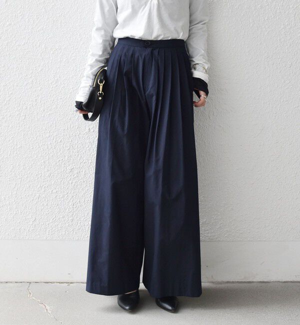 SHIPS any「SHIPS any:〈洗濯機可能〉タイプライター イージー ワイド パンツ」|その他|