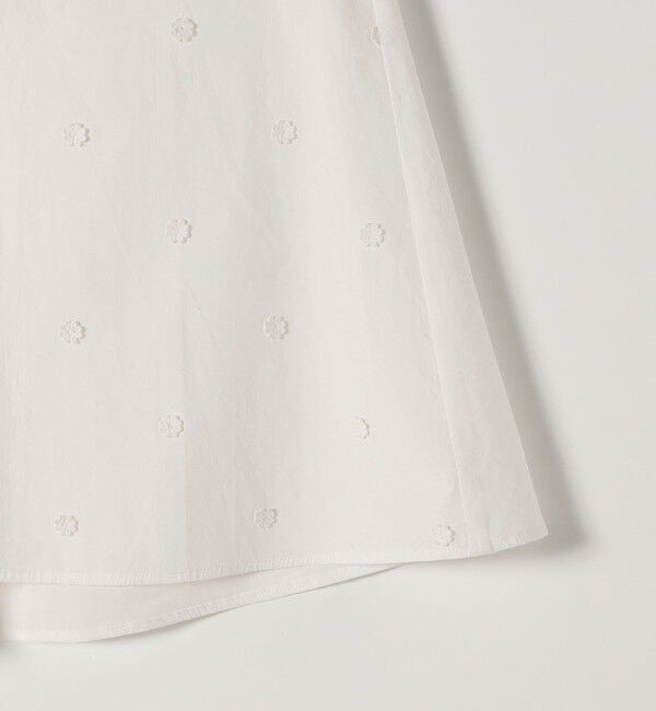 SHIPS any「SHIPS any:〈洗濯機可能〉フラワー モチーフ Aライン スキッパー シャツ ブラウス」|シャツ・ブラウス|