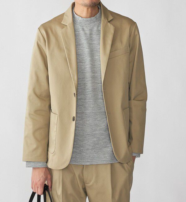 SHIPS「【WEB限定】SHIPS:〈洗濯機可能〉サテンストレッチ セットアップ」|スーツ|