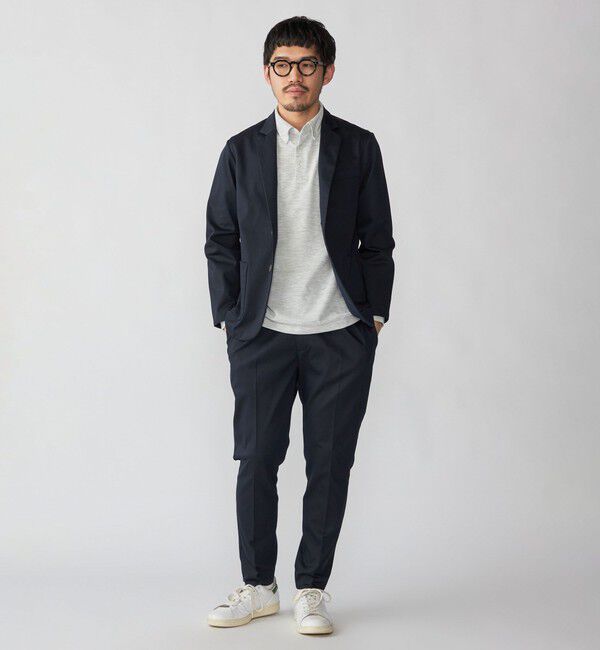 SHIPS「【WEB限定】SHIPS:〈洗濯機可能〉サテンストレッチ セットアップ」|スーツ|