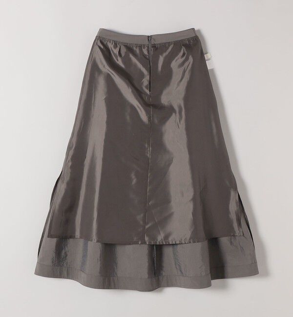 quaranciel「quaranciel:〈洗濯機可能〉ナイロン ステッチ タック フレア スカート」|スカート|