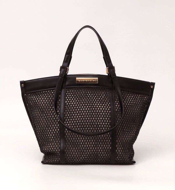 quaranciel「quaranciel: 2way ハンドル メッシュ トートバッグ」|トートバッグ|