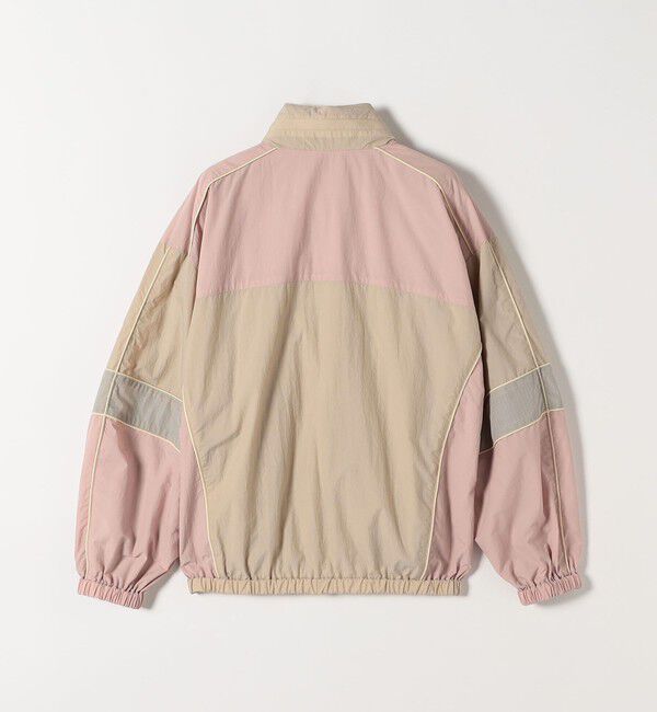 SHIPS any「SHIPS any:〈洗濯機可能〉ナイロン スタンドカラー 配色 ジップ ブルゾン」|ブルゾン・スタジャン|