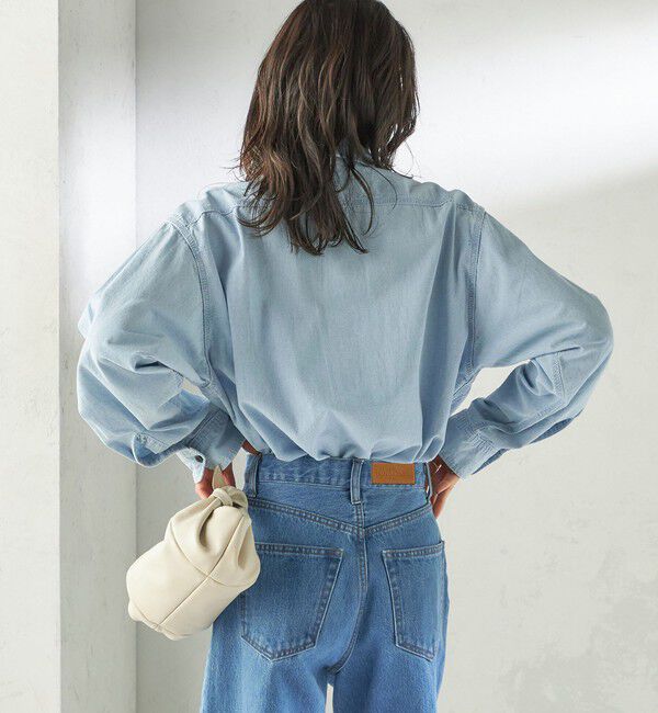 SHIPS for women「NINE CASE:〈洗濯機可能〉シャンブレー シャツ」|シャツ・ブラウス|