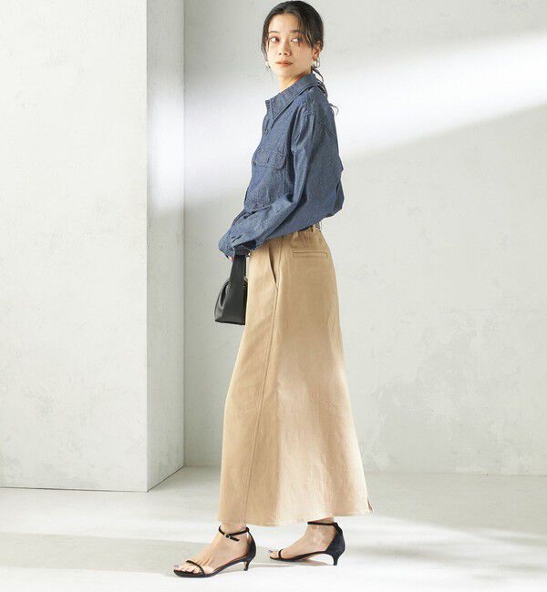 SHIPS for women「NINE CASE:〈洗濯機可能〉シャンブレー シャツ」|シャツ・ブラウス|