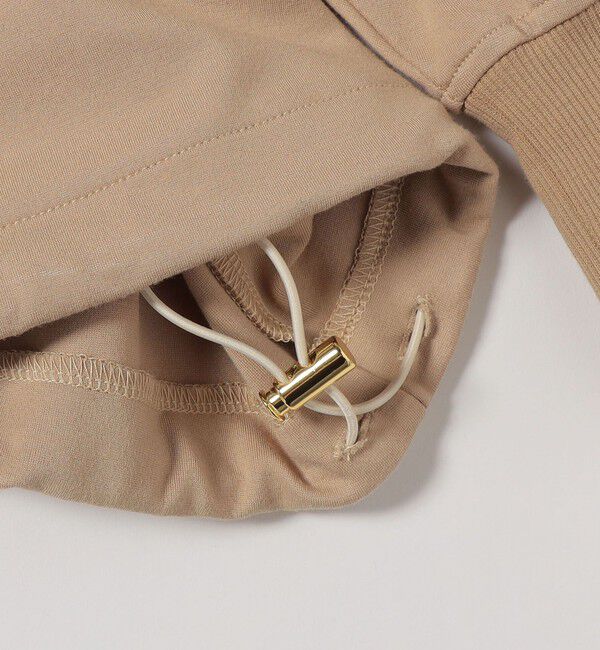 quaranciel「《追加予約》quaranciel:〈洗濯機可能〉ライト ポンチ ドロスト ポロ プルオーバー」|スウェット・ジャージ|