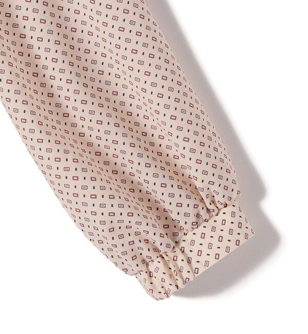 SHIPS for women「〈手洗い可能〉2WAY プリント タイ 長袖 ワンピース」|ワンピース|