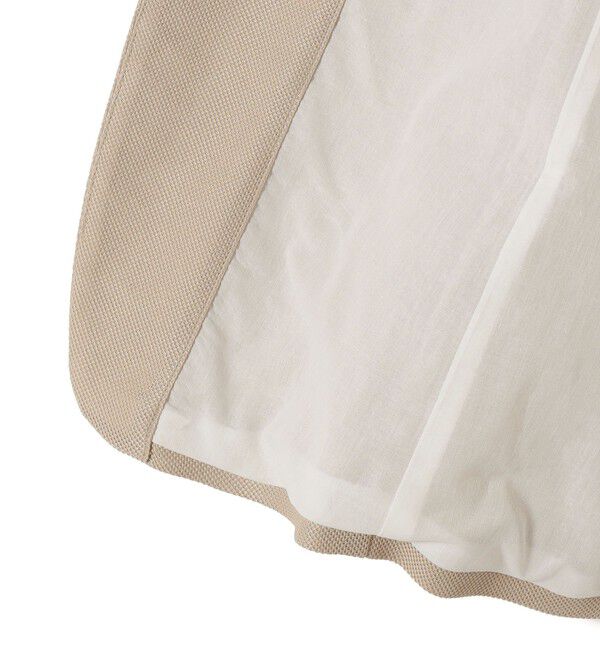 SHIPS for women「〈手洗い可能〉カラミ ノーラペル ジャケット」|ノーカラージャケット|