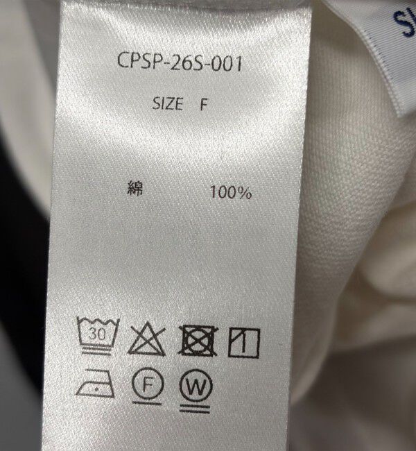 SHIPS any「【SHIPS any別注】Collegiate Pacific:〈洗濯機可能〉V ガゼット プリント & 刺繍 Tシャツ」|Tシャツ・カットソー|