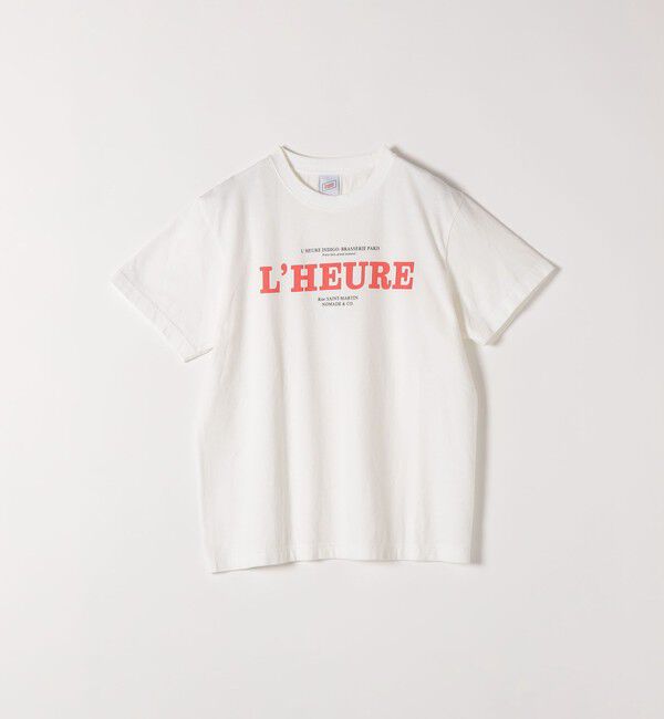 SHIPS any「《一部追加予約》TRICOMER:〈洗濯機可能〉フレンチ ロゴ プリント TEE」|Tシャツ・カットソー|