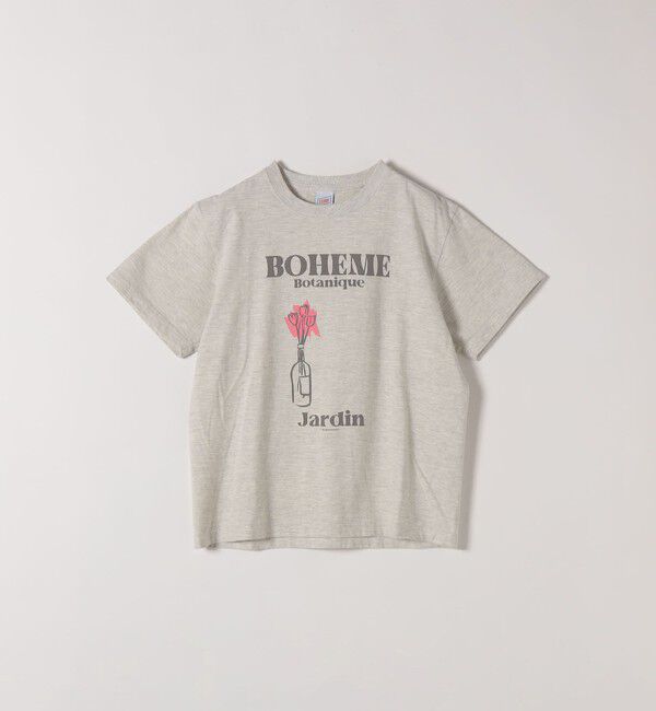 SHIPS any「《一部追加予約》TRICOMER:〈洗濯機可能〉フレンチ ロゴ プリント TEE」|Tシャツ・カットソー|