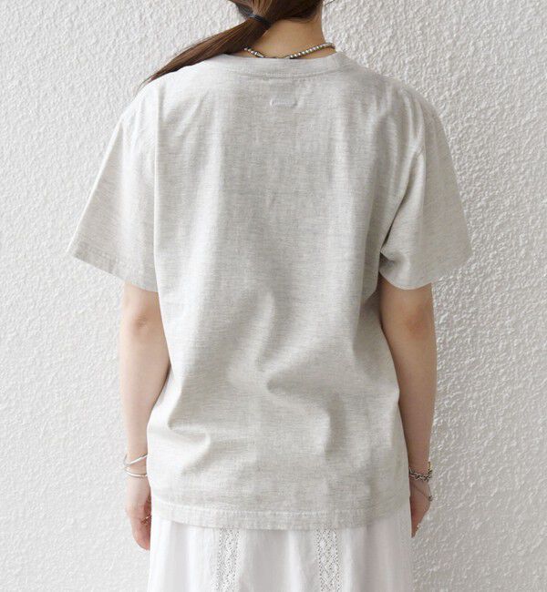 SHIPS any「《一部追加予約》TRICOMER:〈洗濯機可能〉フレンチ ロゴ プリント TEE」|Tシャツ・カットソー|