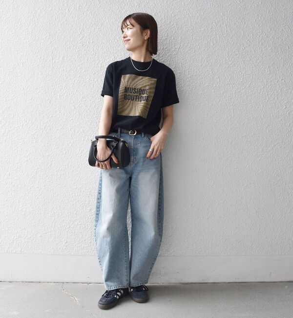 SHIPS any「《一部追加予約》TRICOMER:〈洗濯機可能〉フレンチ ロゴ プリント TEE」|Tシャツ・カットソー|