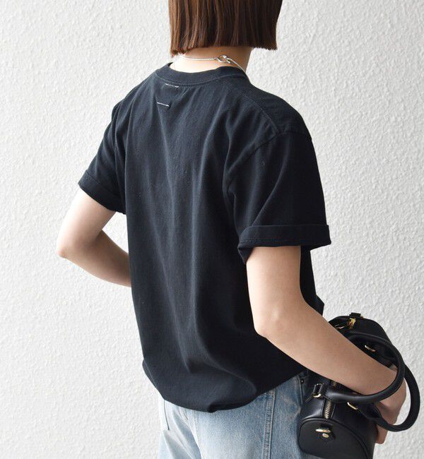 SHIPS any「《一部追加予約》TRICOMER:〈洗濯機可能〉フレンチ ロゴ プリント TEE」|Tシャツ・カットソー|