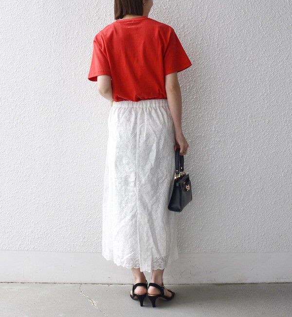 SHIPS any「《一部追加予約》TRICOMER:〈洗濯機可能〉フレンチ ロゴ プリント TEE」|Tシャツ・カットソー|