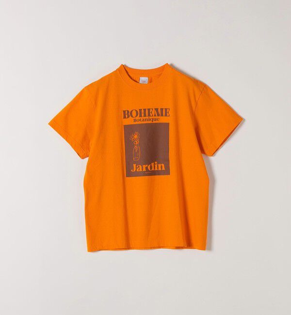 SHIPS any「《一部追加予約》TRICOMER:〈洗濯機可能〉フレンチ ロゴ プリント TEE」|Tシャツ・カットソー|